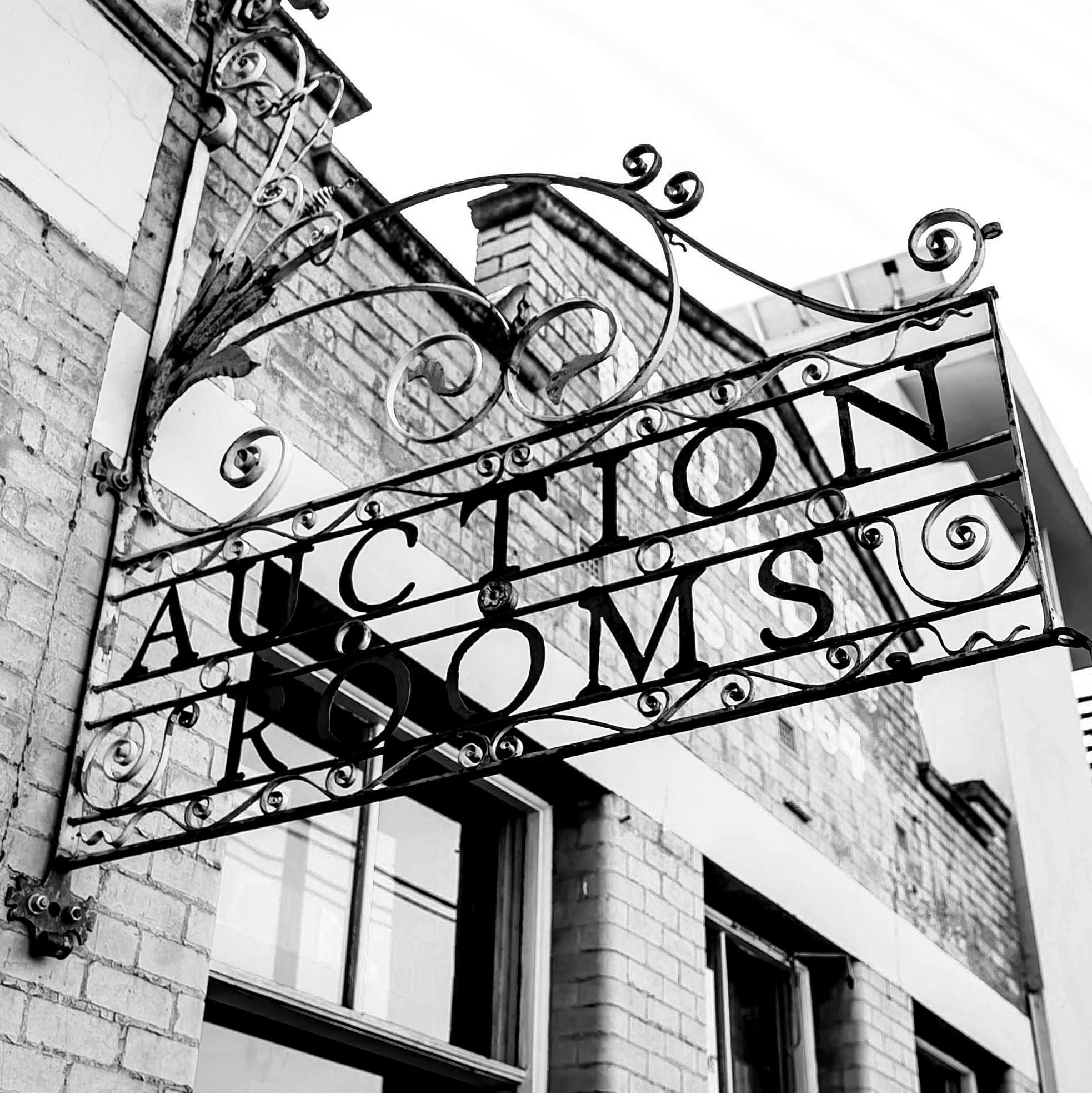 Auction Rooms signage