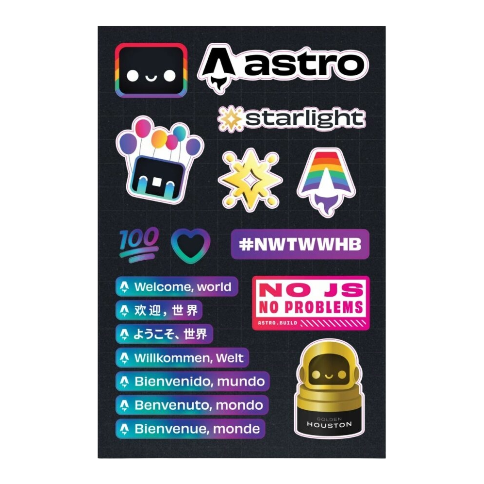 Astro Sticker Sheet